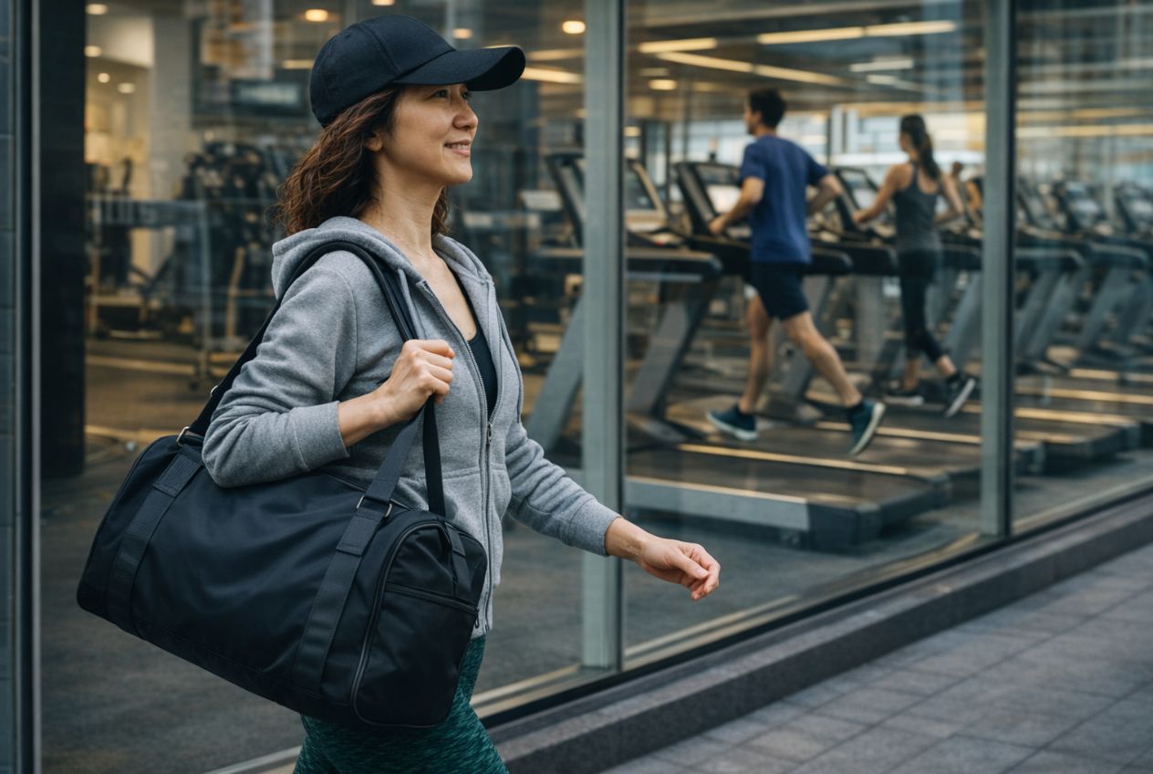 ジムに通う女性