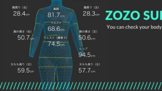 【ZOZOスーツ】ダイエット用にボディサイズ記録！3回目だよ