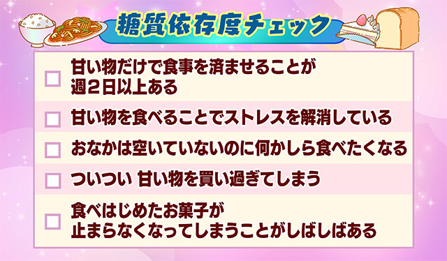 糖質依存度チェック